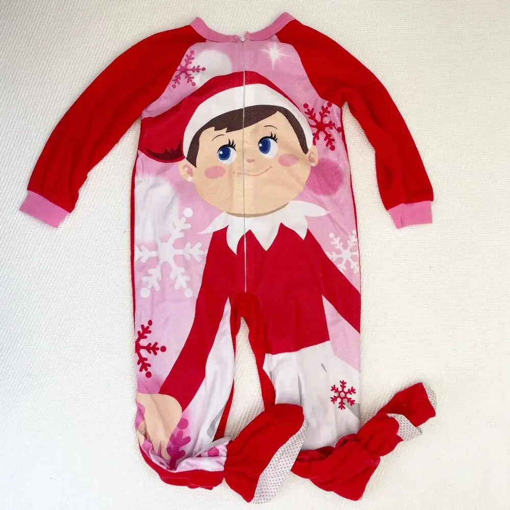 Elf On The Shelf Footie Pjs